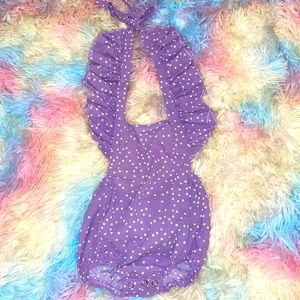 NWT purple romper